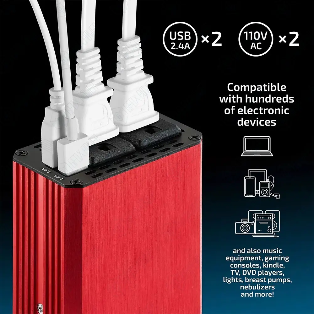300w 자동차 인버터 자동차 인버터 범용 게이지 인버터 전원 컨버터